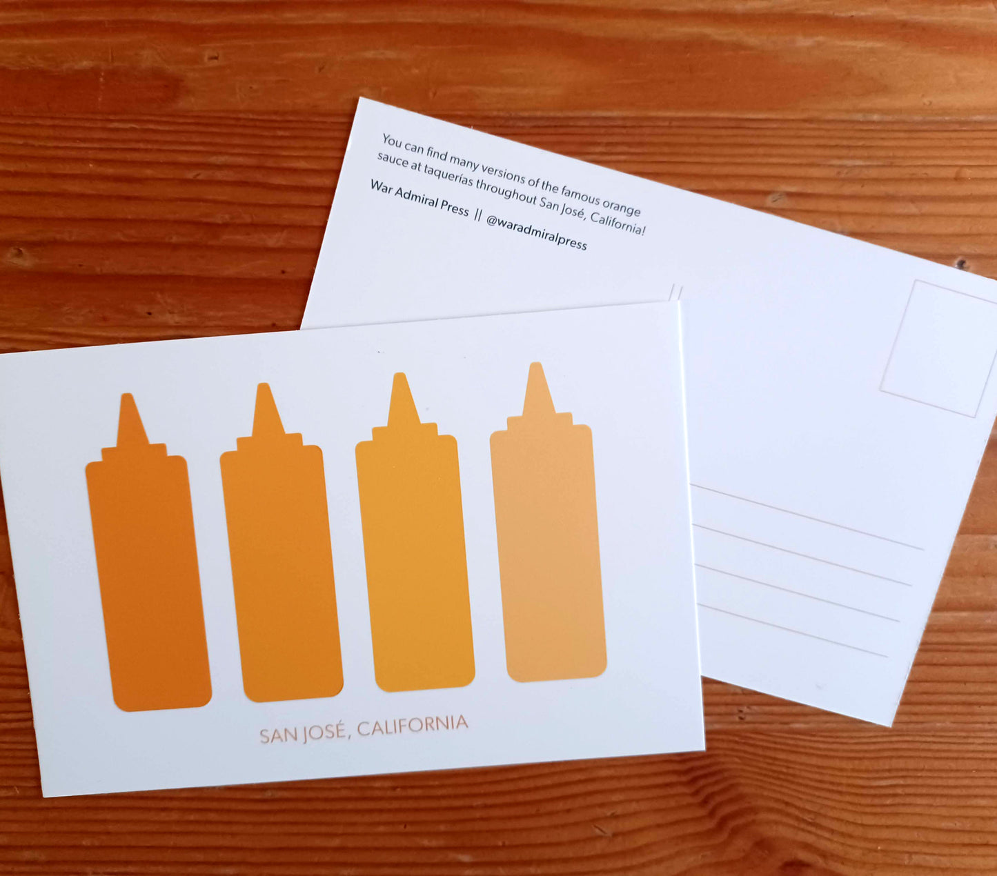 Orange Sauce Postcards